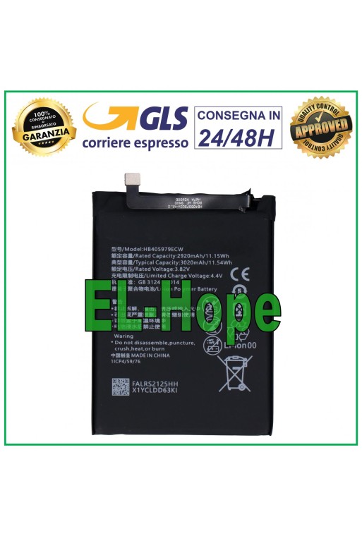 Batterie HB405979ECW pour Huawei Honor 6A DLI-AL10 7S DUA-LX2 L22 3020 mAh