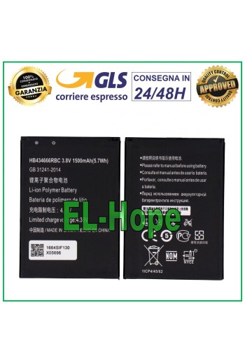 Batterie HB434666RBC pour Huawei E5573, E5573s, E5577, Vodafone R216, 1500 mAh