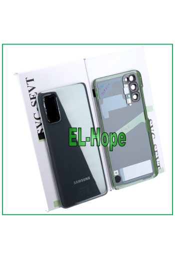 Vitre arrie're avec batterie pour Samsung Galaxy S20 SM-G980 SM-G981 Gris