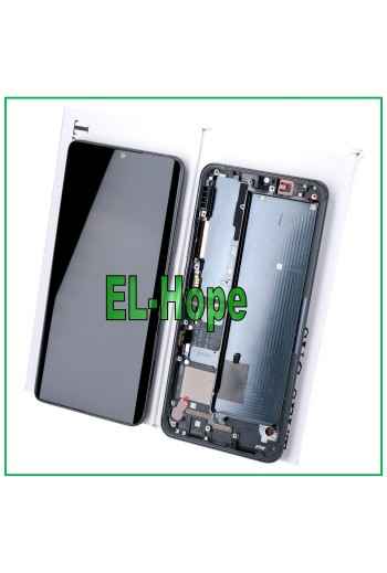 Cadre de e'cran de origine Xiaomi Mi Note 10 Lite M2002F4LG Touch Gris terne Noir