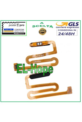 Cle' plate a' empreinte digitale pour Samsung Galaxy A13 SM A137 Noir