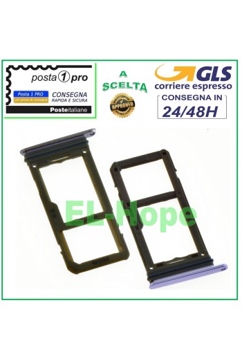 FENTE CARRELLO COMPARTIMENT SIM + MICRO SD SAMSUNG GALAXY S8 PLUS SM-G955F GRIS ORCHIDÉE