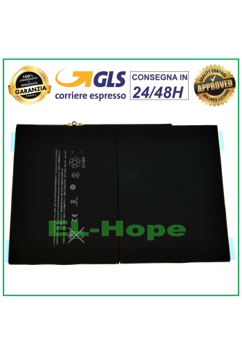 Batterie de remplacement A1484 pour Apple iPad 7 (A2197, A2198, A2200) 8 827 mAh