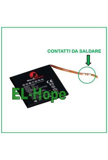 Batterie de remplacement universelle pour smartphone et tablette Oukitel 3,8 V 2800 mAh 