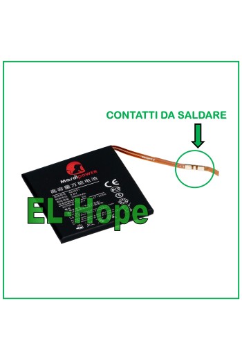 BATTERIE DE REMPLACEMENT UNIVERSELLE POUR SMARTPHONE ET TABLETTE MAJESTIC 3,8 V 2800 mAh 