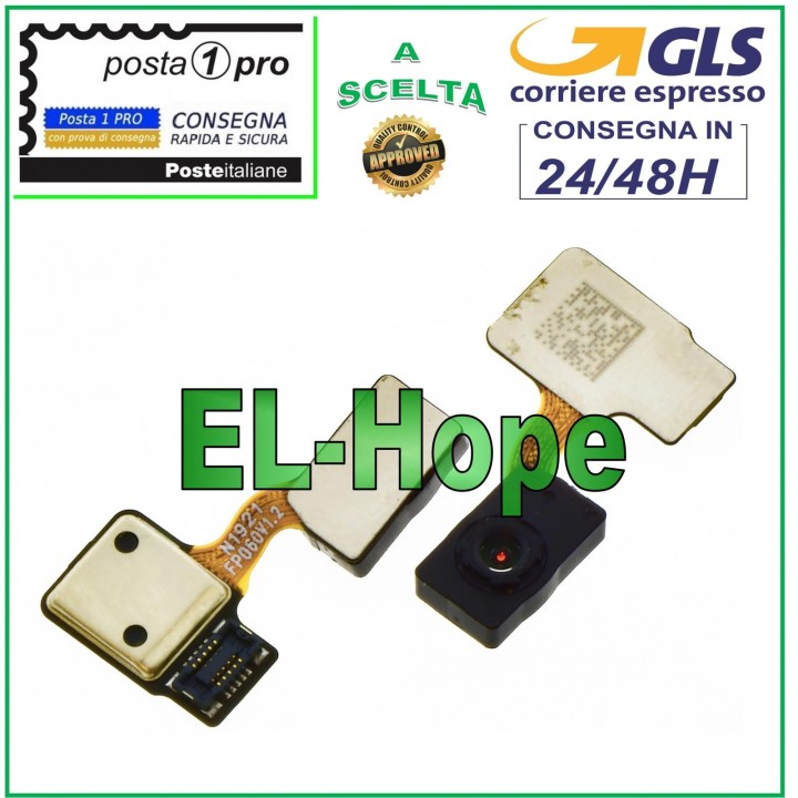 Bouton de accueil plat avec capteur de empreintes digitales pour Huawei P30 ELE-L09 ELE-L29