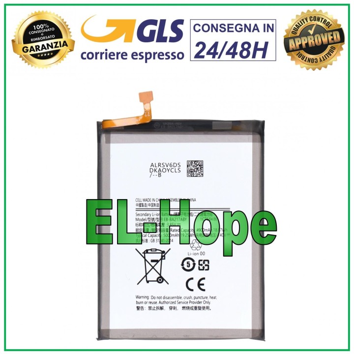 Batterie EB-BA217ABY pour Samsung Galaxy A13 SM-A135 F 5000 mAh, e'quivalente a' le originale