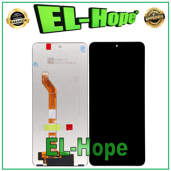 Écran LCD tactile en verre pour Honor X9 5G 2022 (ANY-NX1) noir