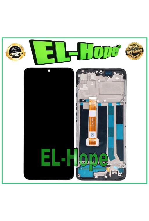 Écran LCD tactile avec châssis pour Oppo A35 2021 PEHM00, noir
