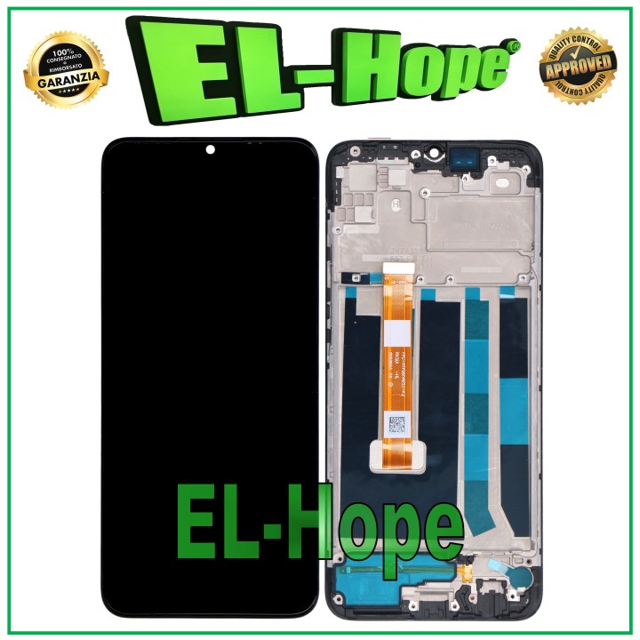 Écran LCD tactile avec châssis pour Oppo A35 2021 PEHM00, noir
