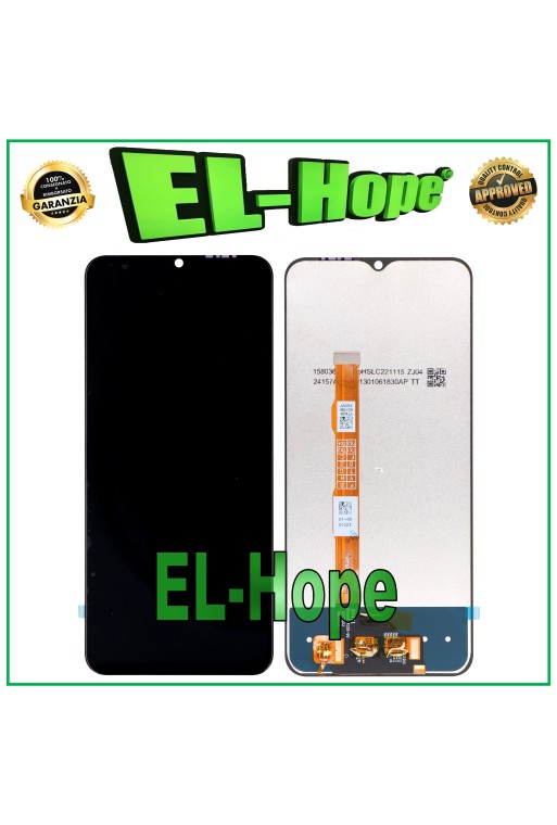 Écran LCD tactile noir pour VIVO Y3S 2020