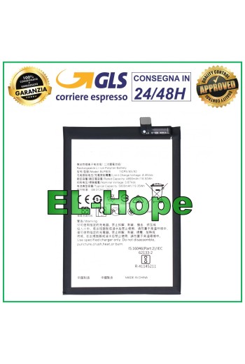 Batterie 1ICP5/65/92 BLP805 pour Oppo A55 4G CPH2325 5000 mAh, e'quivalente a' le originale