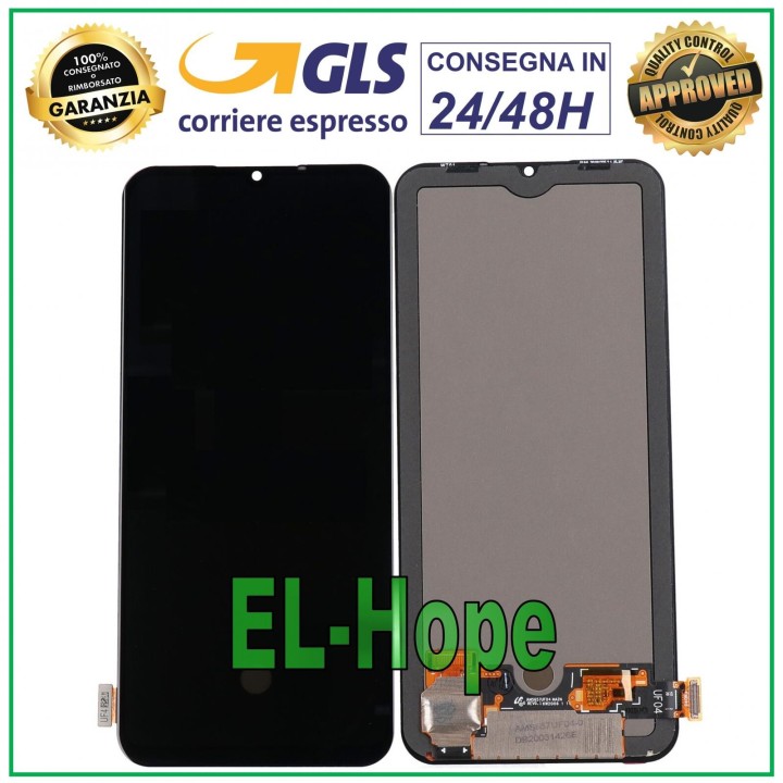 Écran LCD OLED pour Xiaomi Mi 10 Lite 5G M2002J9S, e'cran tactile noir
