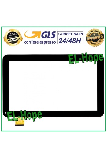 ÉCRAN TACTILE EN VERRE MAJESTIC TAB 302N 3G 10.1 TABLETTE DIGITIZER ORIGINAL NOIR