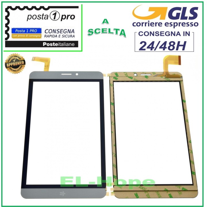ÉCRAN TACTILE EN VERRE MEDIACOM SMARTPAD HX 7 HD M-SP7HXAH ORIGINAL GRIS