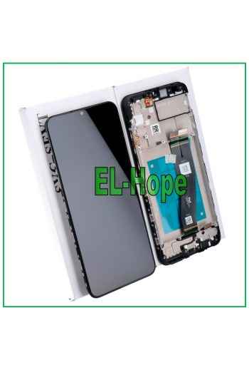 Cadre de e'cran LCD de origine Samsung Galaxy M02S SM-M025 Écran tactile en verre noir