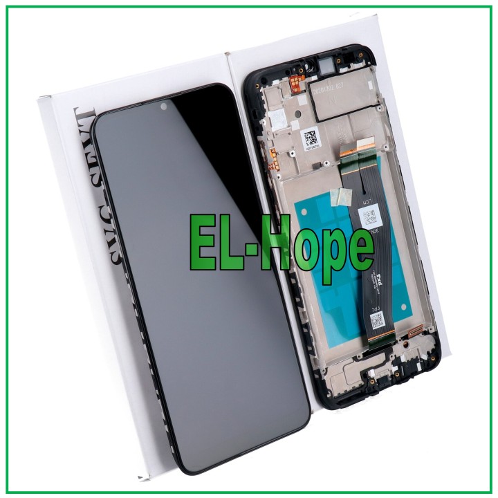 Cadre de e'cran de origine pour Samsung M02S SM-M025, e'cran tactile en verre noir GH81-20181A