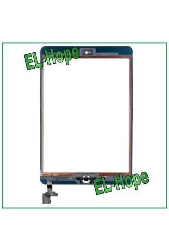 Écran tactile pour Apple iPad Mini 2 Wi-Fi 3G A1489 A1490 A1491 en verre blanc + bouton Home