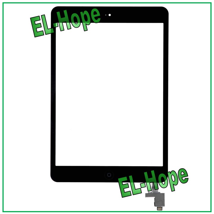 Écran tactile pour Apple iPad Mini 2 Wi-Fi 3G A1489 A1490 A1491 en verre noir + bouton Home