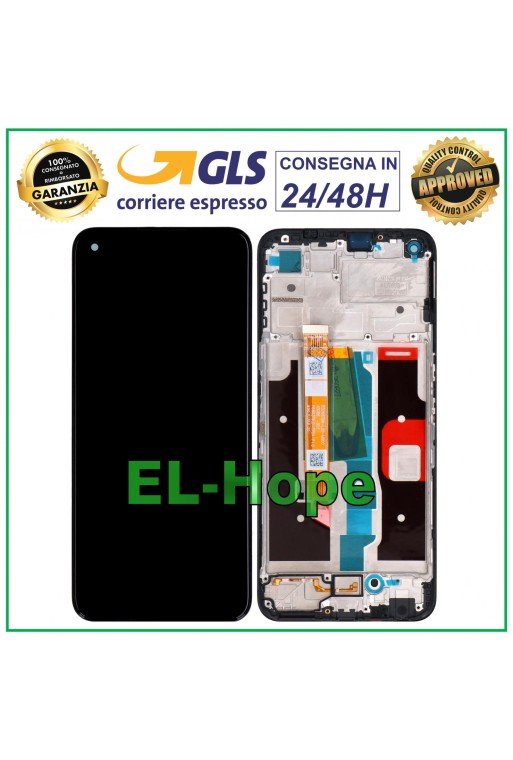Cadre de e'cran LCD pour Oppo Realme Narzo 50 4G RMX3286 Écran tactile en verre