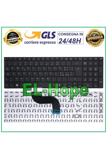 Clavier italien pour ordinateur portable Acer Aspire 5253, 5254G, 5333, 5336, 5338, 5340, noir