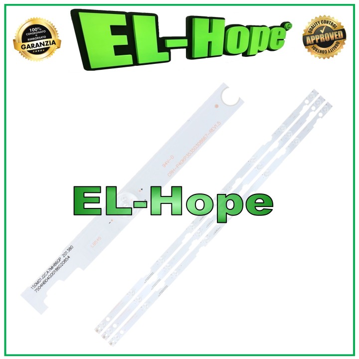 KIT 3 BARRES LED POUR TV 40 SHARP LB545 CRH-P40KP35350308667-REV1.5 / LC40CFF5222E