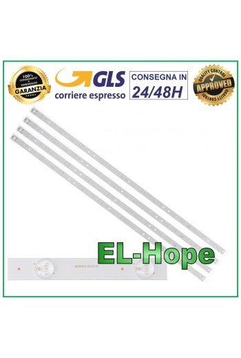 KIT DE 4 BARRES DE 10 RUBAN LED POUR TV TCL MS395D10-ZC14F-01 L40R640CTE LVF400CMDX