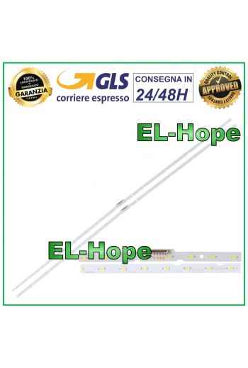 KIT 2 BARRES 40 LED POUR TV 55 SAMSUNG UA55NU7100 UA55NU7300 UA55NU7400 597 mm