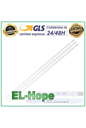 KIT 3 RUBAN LED pour TV LG 32 32LA6130ZBBEE 32LA6200UA 32LA620VZAB 32LN540