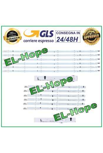 KIT 12 BANDES LED POUR TV SAMSUNG D4GE-480DCA-R3/DCB UE48H5000 UE48H5030