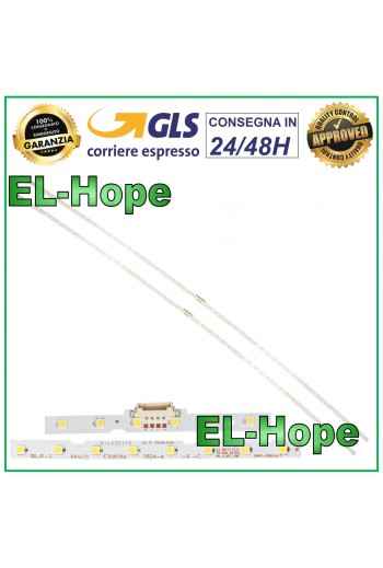 KIT 2 BARRES 54 LED TV 65 SAMSUNG UN65RU7100G UN65RU7100 UN65NU7100 UN65NU7100G