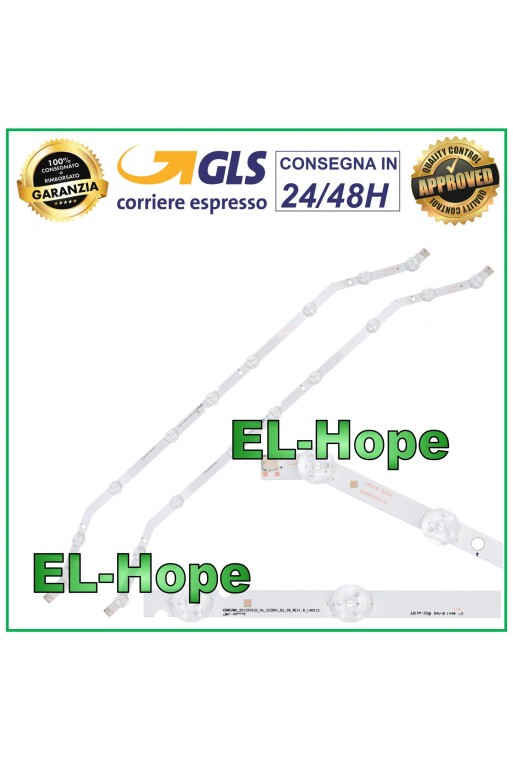 KIT 2 BARRES 9 LED POUR TV 32 SAMSUNG UA32EH4003 UN32FH4 LH32EDCPLBC HG32AB460GW