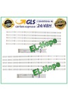 KIT 10 RUBAN LED POUR TV LG 55 LB160DZ-A LB161DZ-B LC550DUEFGA LC550DUEFGM