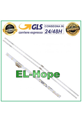 KIT 2 BARRES 38 LED POUR TV 49 SAMSUNG BN61-15483A / BN96-45953A / BN96-45953B