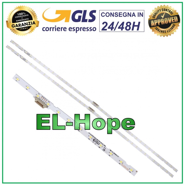 KIT 2 BARRES 38 LED pour TV 49 SAMSUNG LM41-00630A / LM41-0557A / NU7100-STS490A81