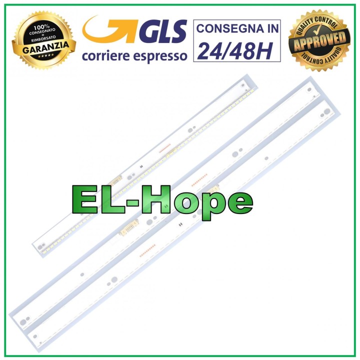 KIT 2 BARRES DE BANDES 58 TV LED 49 SAMSUNG BN96-39672A / BN96-39673A / BN96-39674A