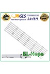 KIT 7 6 RUBANS LED POUR TV 55 HITACHI 55HB16T72UA / 55HB6T62 / 55HB6T72U