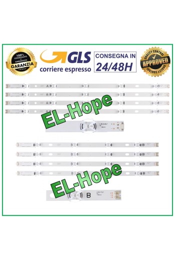 KIT 8 RUBAN LED POUR TV LG 47 LATWT471RXLZKH1X / LG4702 ES-030-A/5-B/4