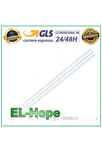 KIT 3 BARRES 7 LED TV 42 HISENSE ZD-HI-D425-3X7-02-SJE30-V2.3 SVH425A05 AGS46160