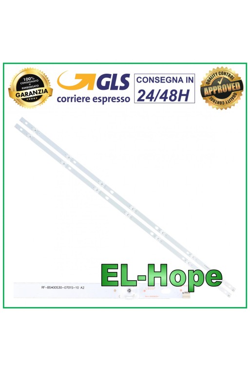 KIT 2 BARRES 7 LED TV 40 CHANGHONG C400F18E1CG01 SABA SA40S57N OK ODL40671F-TB