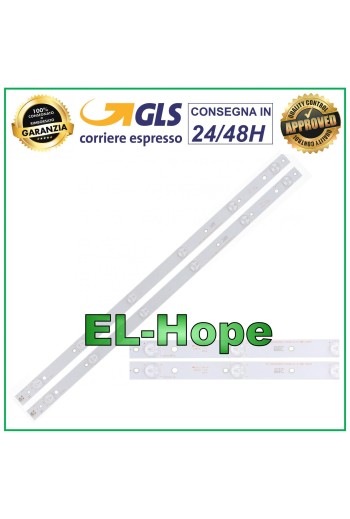 KIT 2 BARRES 6 LED POUR TV PHILIPS 320TT09 YX-32042010-3C553-0-9 ES-089 AGS45355
