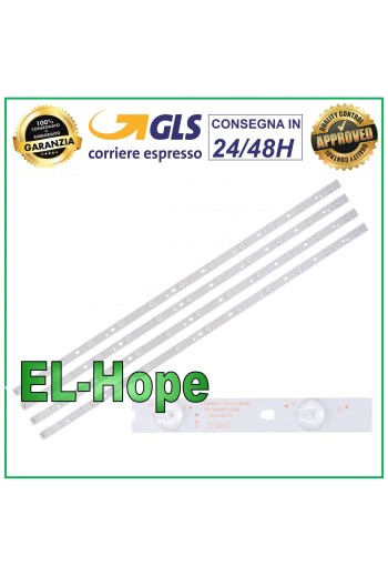 KIT 4 RUBANS 11 LED pour TV HAIER LED40D11-ZC14-03(B) LE40M600CF LK400D3HC34J