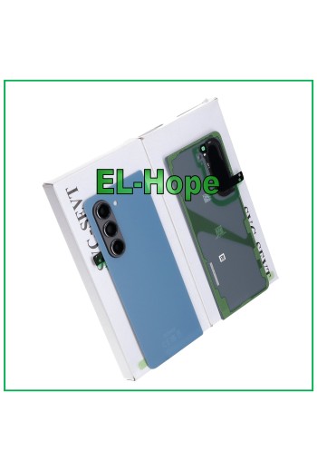 Coque arrie're bleue de origine pour Samsung Galaxy Z Fold 5 5G SM-F946B