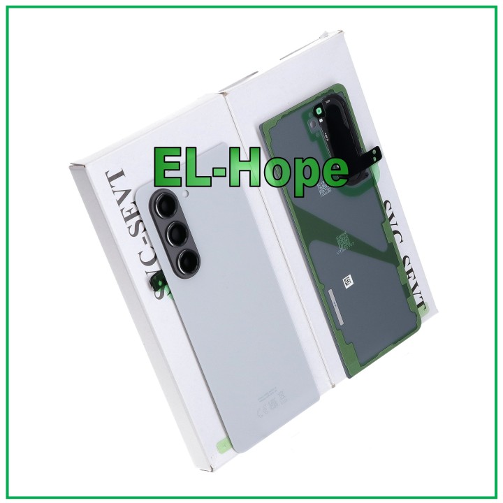 Coque arrie're grise de origine pour Samsung Galaxy Z Fold 5 SM-F946B