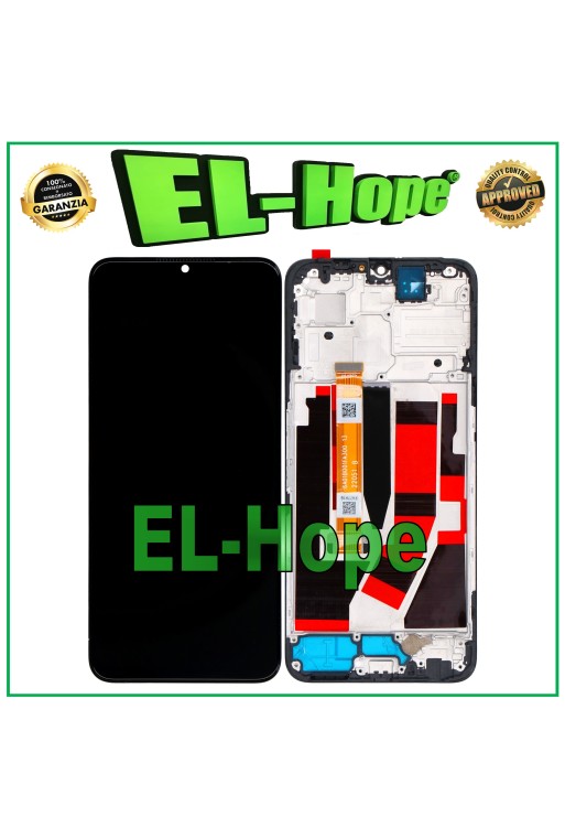 Écran LCD + châssis pour Oppo A57 5G PFTM20 Écran tactile assemble' en verre noir