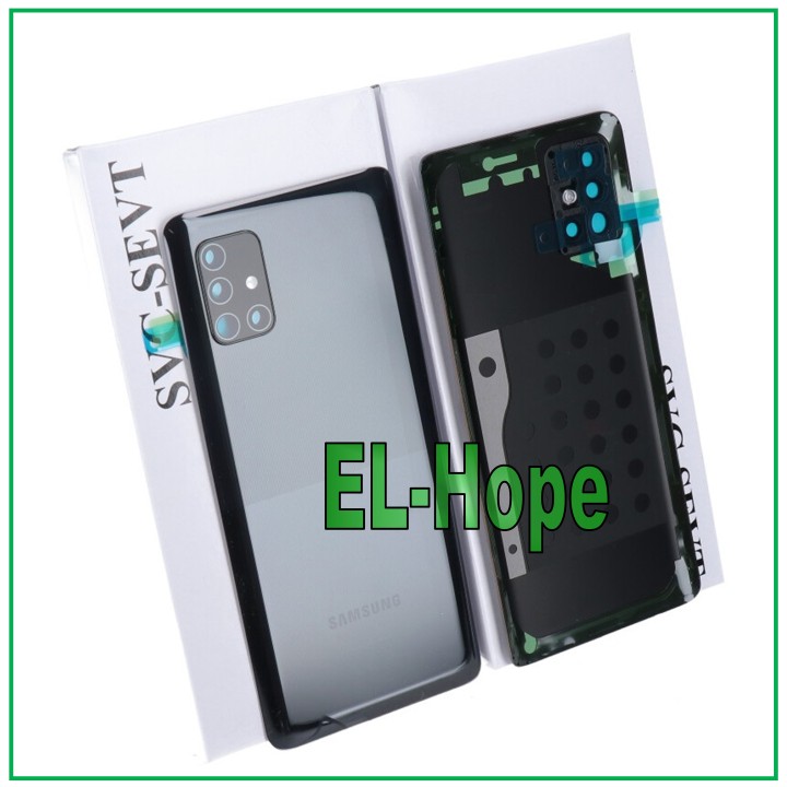 Coque arrie're et cache batterie de origine pour Samsung Galaxy A51 5G SM-A516, noir