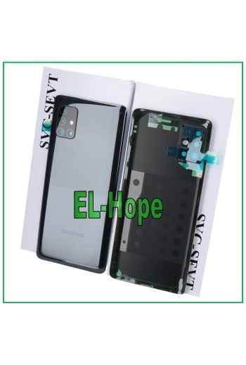 Coque arrie're et cache batterie de origine pour Samsung Galaxy A51 5G SM-A516, noir