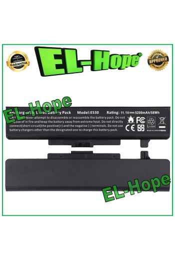 Batterie pour ordinateur portable Lenovo IdeaPad Y480, Y580, V480, V580, noire, e'quivalente a' le originale