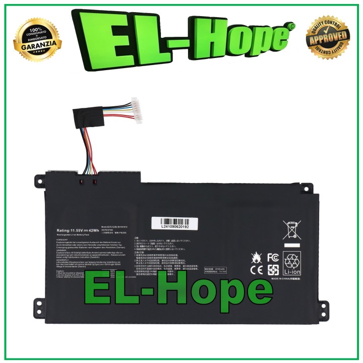 Batterie pour ordinateur portable ASUS 0B200-0368020 3550 mAh 11,55 V noire, e'quivalente a' le originale