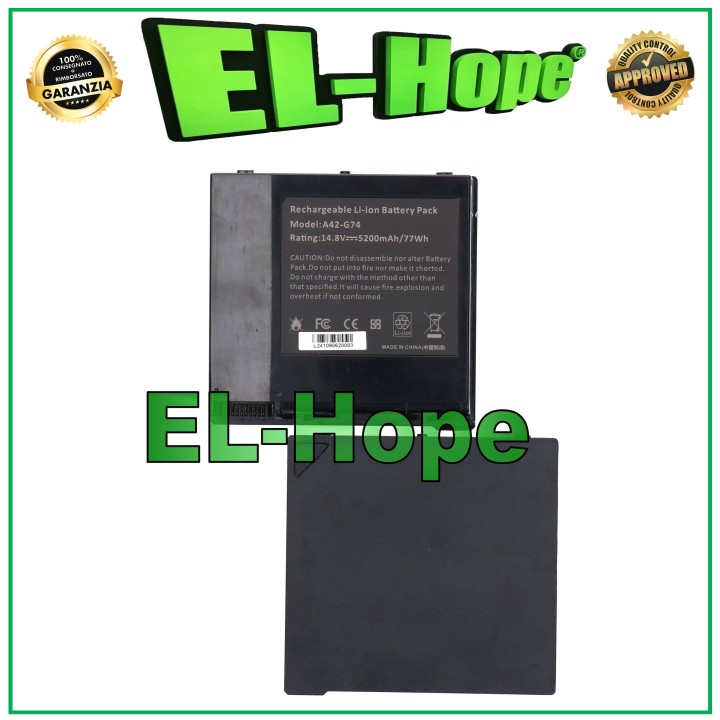 Batterie pour ordinateur portable ASUS ICR18650-26F 5200 mAh 14,8 V noire, e'quivalente a' le originale